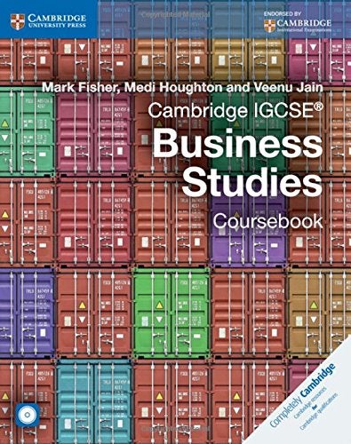 Cambridge IGCSEIGCSE Business Studies Coursebook With CD-ROM Paperback English by Mark Fisher - 41788
