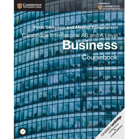 Cambridge International As And A Level Business Coursebook With CD-ROM printed_book_paperback english - 41928