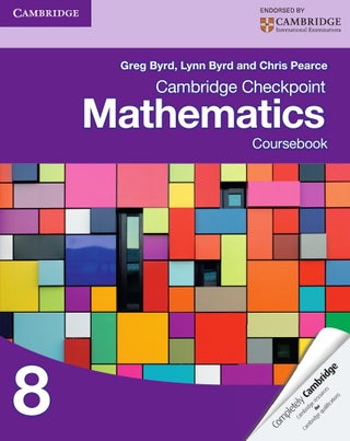 Cambridge Checkpoint Mathematics Coursebook 8 Paperback English by Greg Byrd - 41228 - v1500663952/N11239331A_1