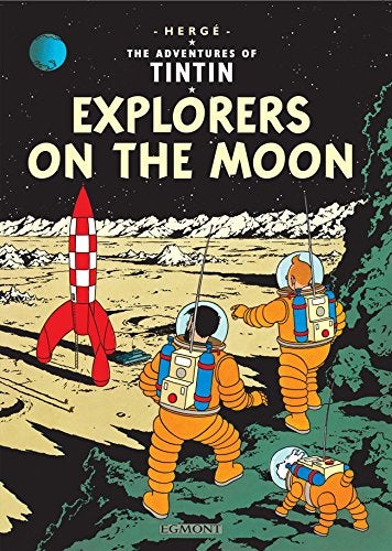 Tintin Explorers On The Moon Paperback English by Herge - 37564