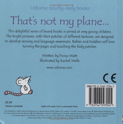 That's Not My Plane - Hardcover English by Fiona Watt - 39692 - Image 2
