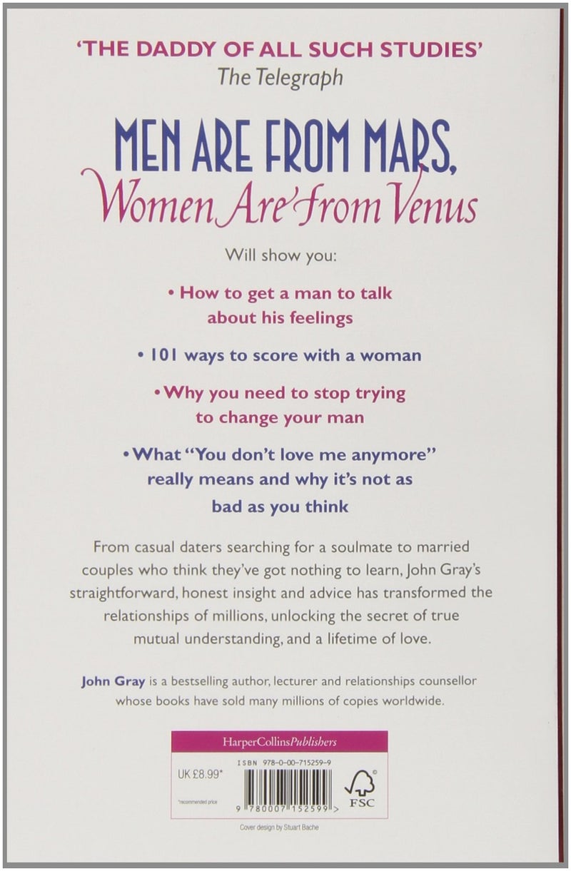 null - Men Are from Mars, Women Are from Venus Paperback English by John Gray - 37560 - Image 1
