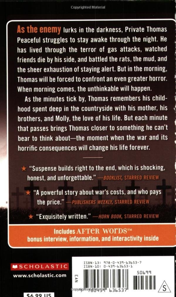 Private Peaceful printed_book_paperback english - 01/08/2004 - Image 2