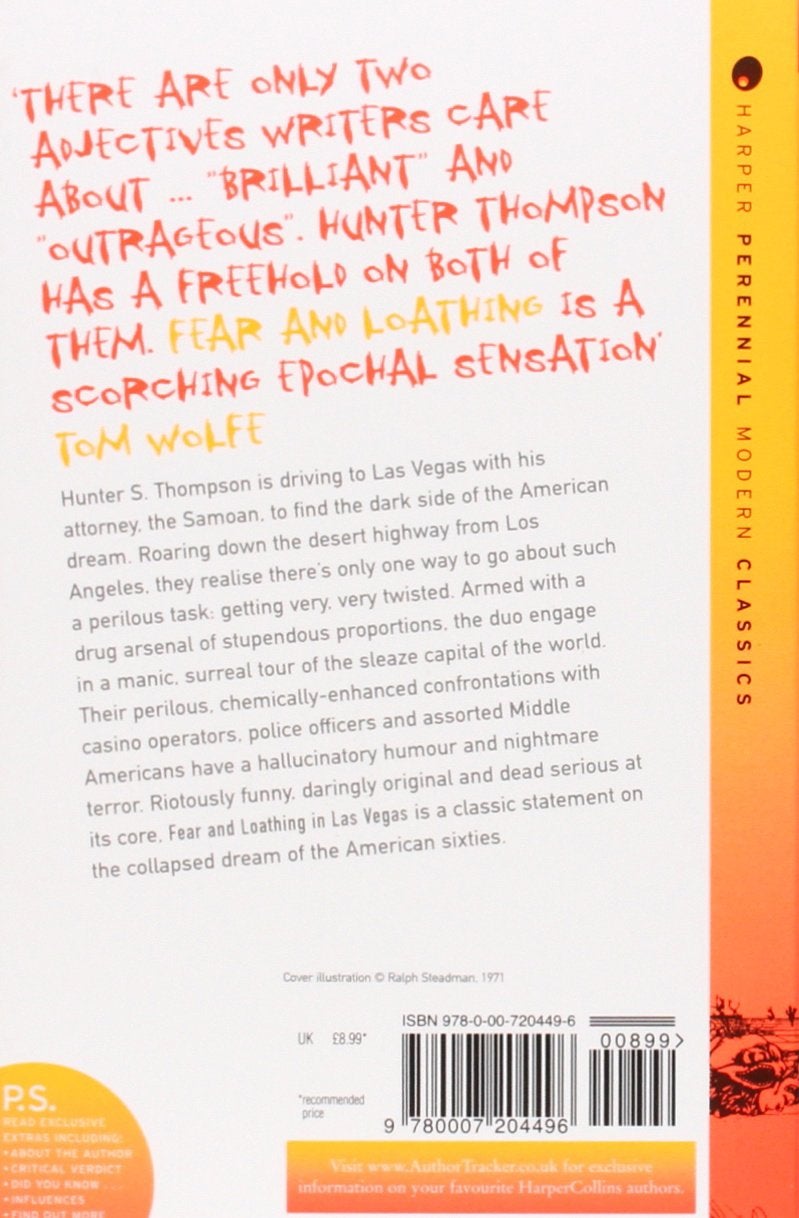 Fear And Loathing In Las Vegas printed_book_paperback english - 04/04/2005