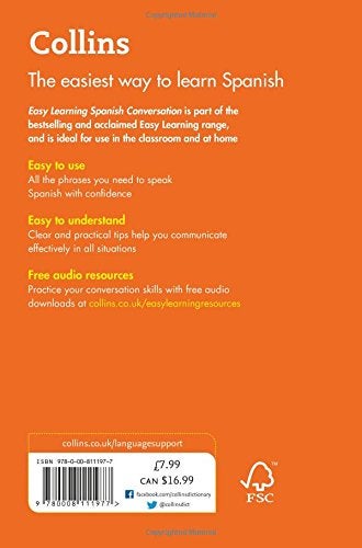 Easy Learning Spanish Conversation Paperback English by Collins Dictionaries - 42190  - Image 2