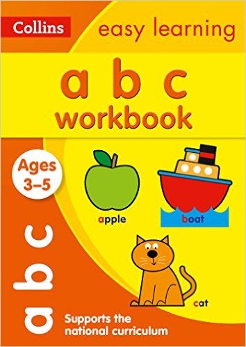 ABC Workbook Ages 3-5 Paperback English by Collins Easy Learning - 42447