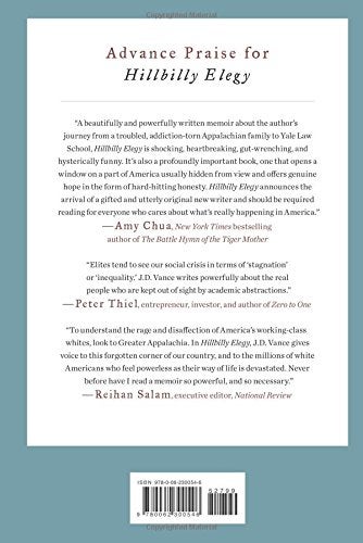 Hillbilly Elegy Hardcover English by J. D. Vance - 42549  - Image 2