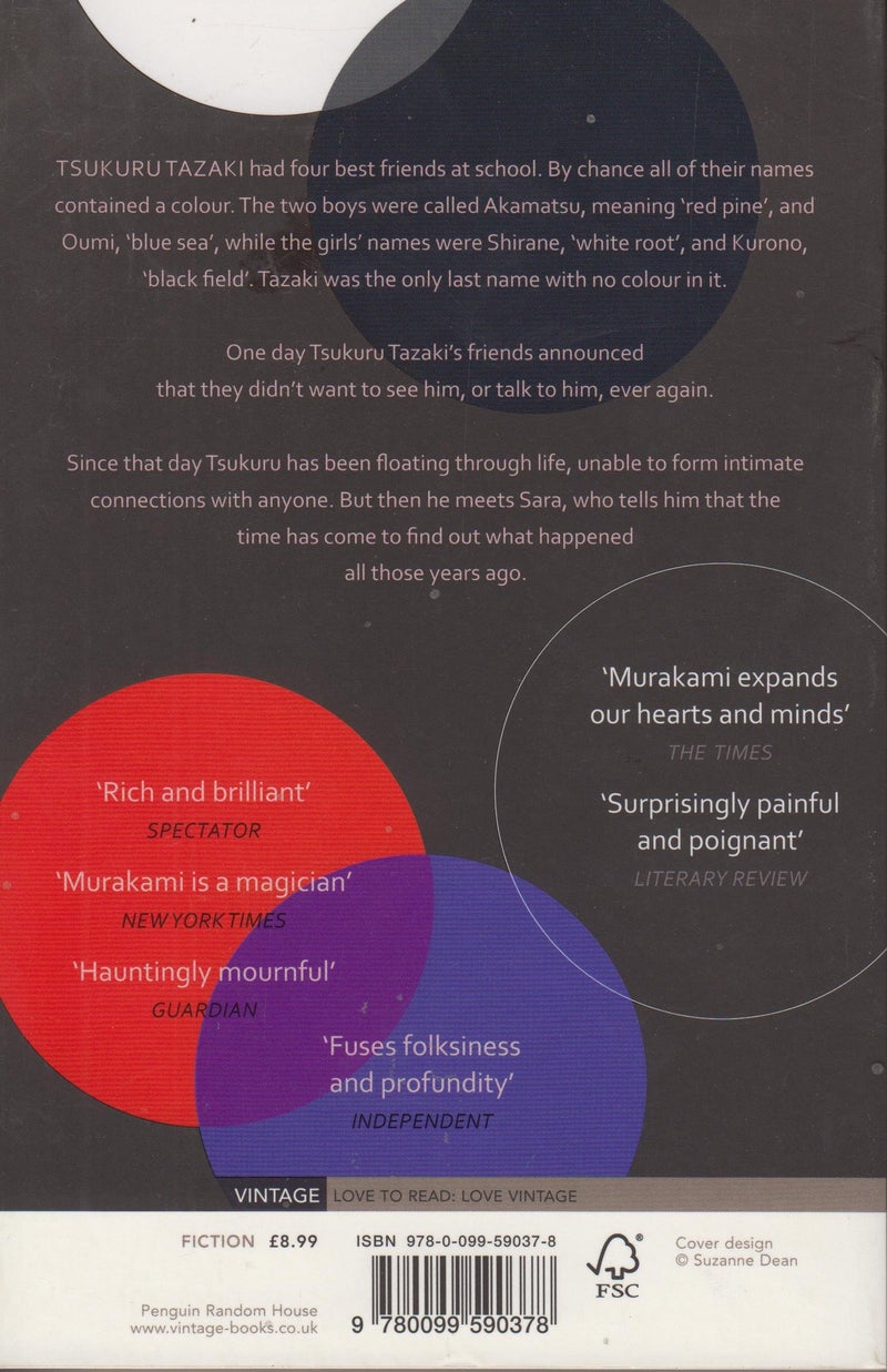 تسوكورو تازاكي الشاحب وسنواته في الحج - غلاف ورقي عادي الإنجليزية - 02/07/2015 - Image 2