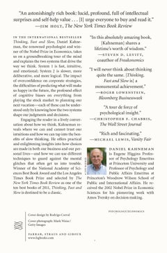 Thinking, Fast and Slow - Paperback English by Daniel Kahneman - 10/05/2012  - Image 2