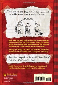 Diary Of A Wimpy Kid - A Novel In Cartoons Paperback English by Jeff Kinney - 39514  - Image 2