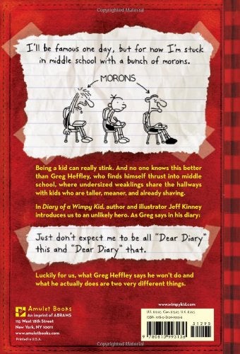 Diary Of A Wimpy Kid - A Novel In Cartoons Paperback English by Jeff Kinney - 39514  - Image 2