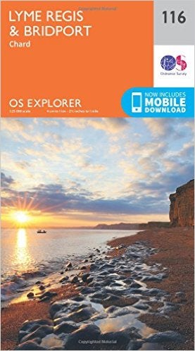 Lyme Regis & Bridport Map With Digital Version printed_book_map english - 01/12/2015 - Image 1