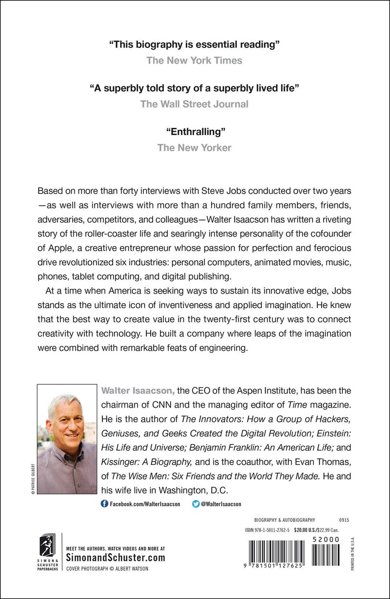 Steve Jobs printed_book_paperback english - 05/02/2015  - Image 2