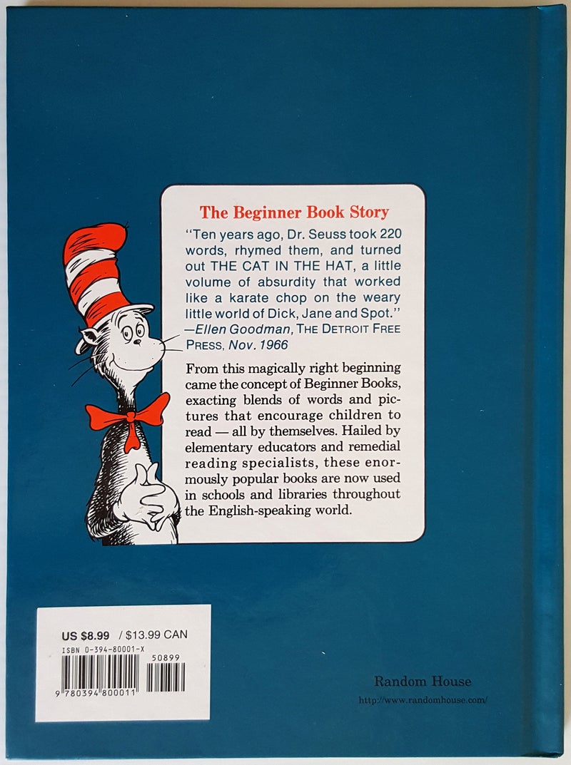 The Cat in the Hat Hardcover English by Dr. Seuss - 21157  - Image 2