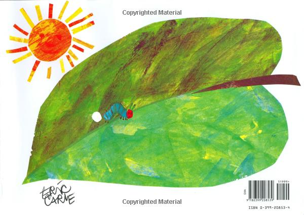 The Very Hungry Caterpillar Hardcover English by Eric Carle - 40381  - Image 2