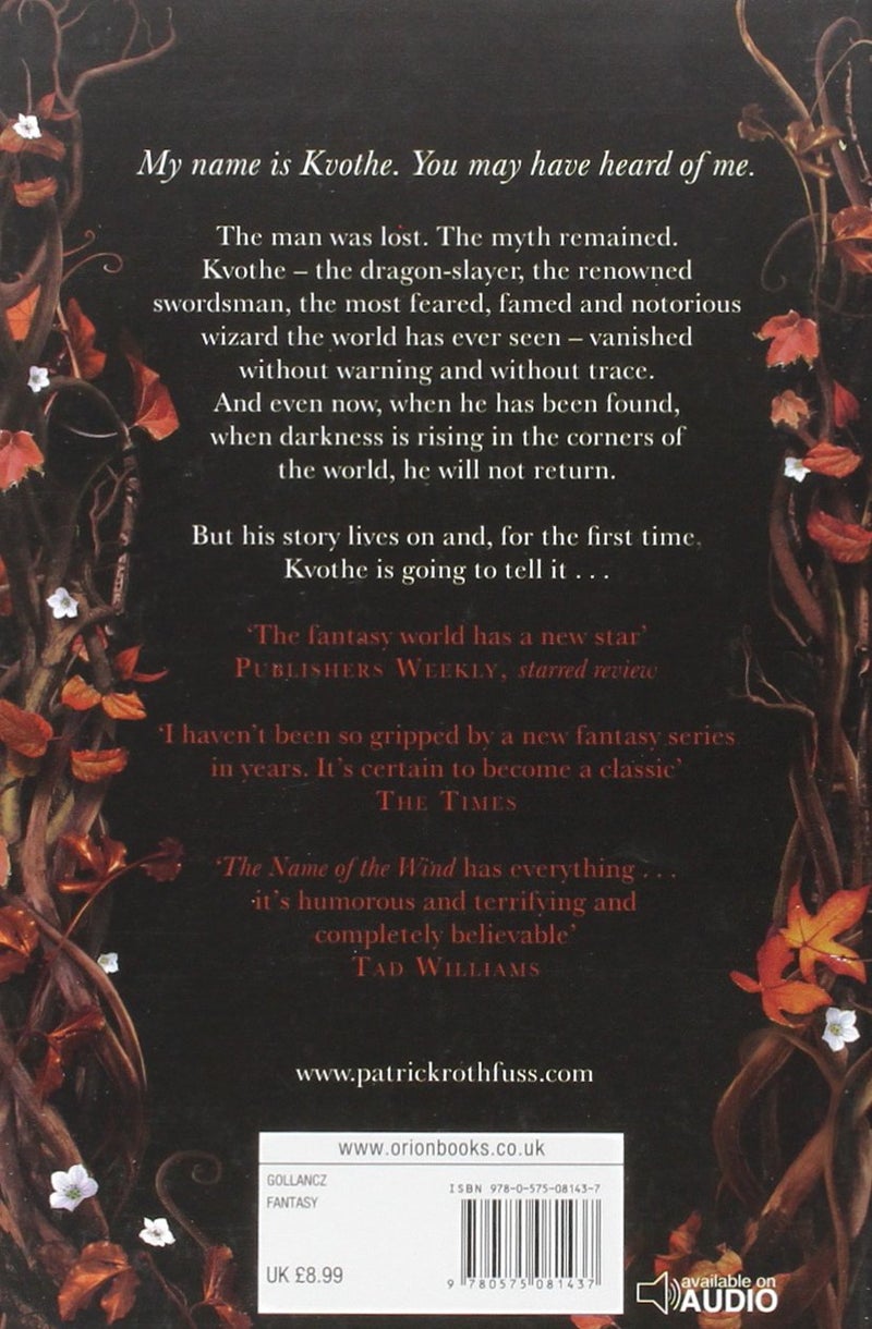 The Wise Man's Fear Paperback English by Patrick Rothfuss - 41063 - Image 2