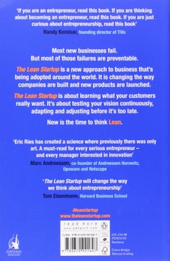 The Lean Startup Paperback English by Eric Ries - 06/10/2011  - Image 2
