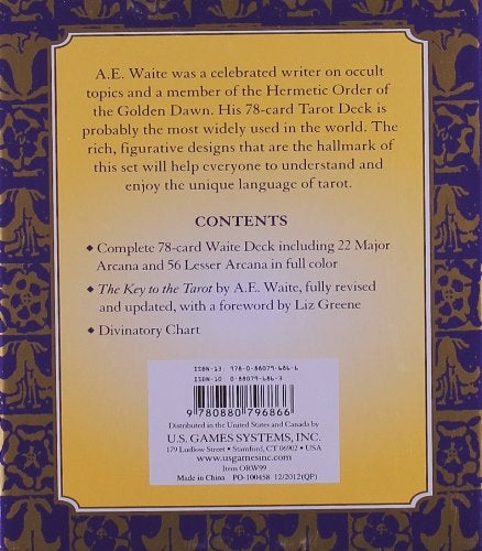 The Original Rider Waite Tarot Deck printed_book_cards english - 10/06/1999  - Image 2