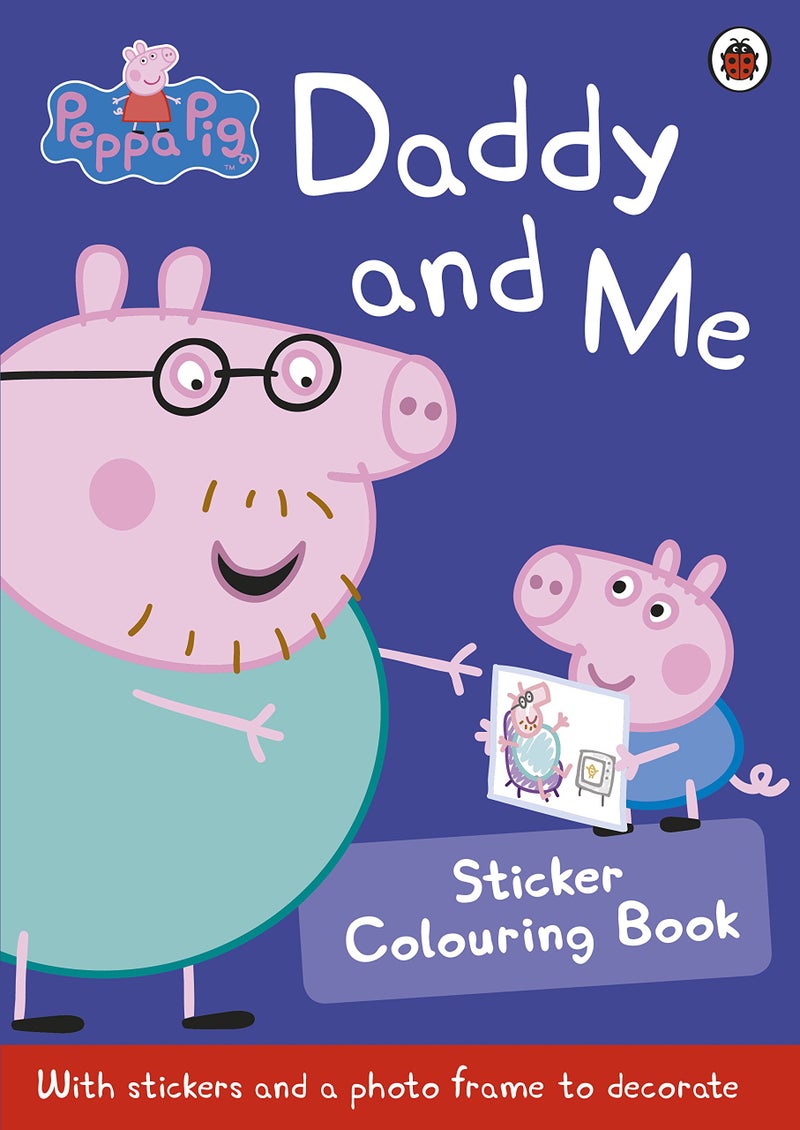 Daddy And Me Sticker Colouring Book Paperback English by Peppa Pig - 42190
