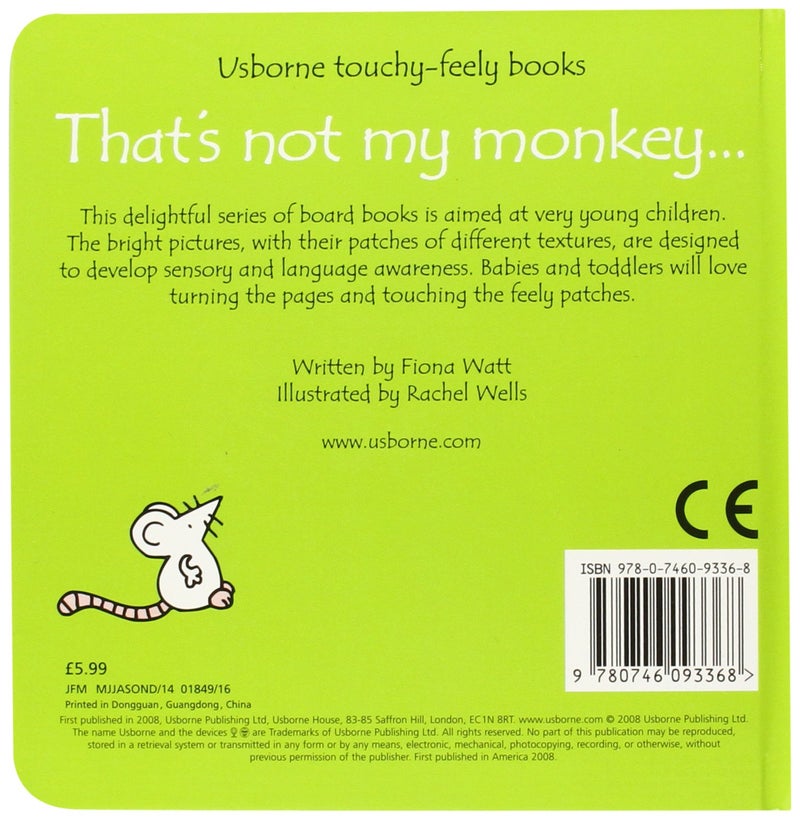 That's Not My Monkey Paperback English by Fiona Watt - 39563 - Image 2