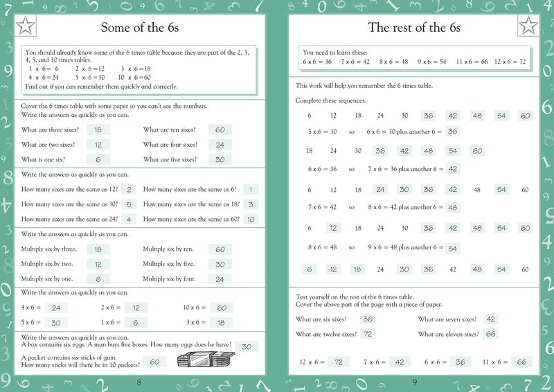 null - Maths Made Easy Times Tables Ages 7-11 Key Stage 2 Paperback English by Carol Vorderman - 41821 - Image 1