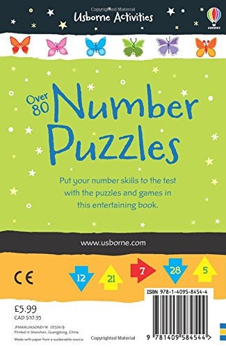 Over 80 Number Puzzles - Paperback English by Various  - Image 2