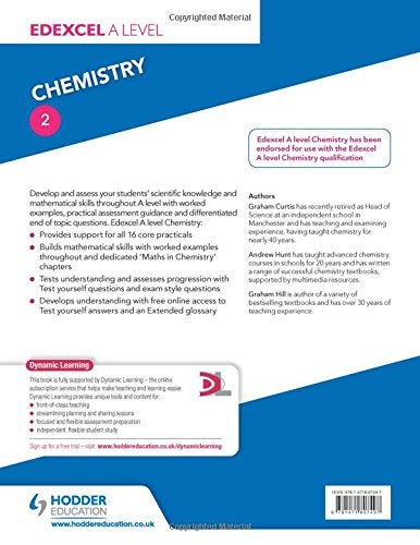 Edexcel A Level Chemistry Student Book 2 Paperback English by Graham Curtis - 42244  - Image 2