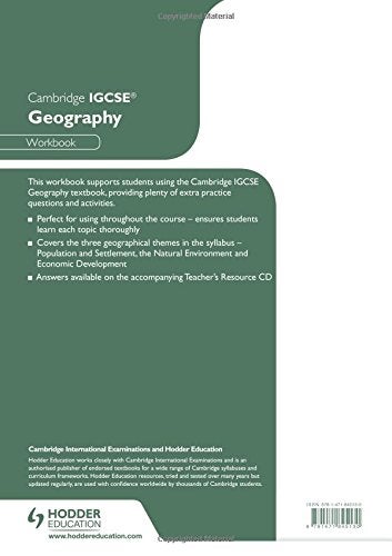 Cambridge Igcse Geography Workbook Paperback English by Garrett Nagle - 42131  - Image 2