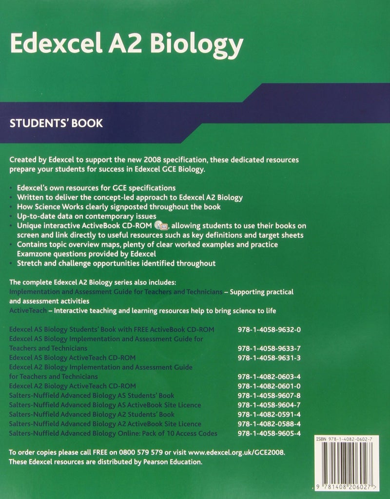 Edexcel A2 Biology - Paperback English by Ann Fullick - 40123  - Image 2