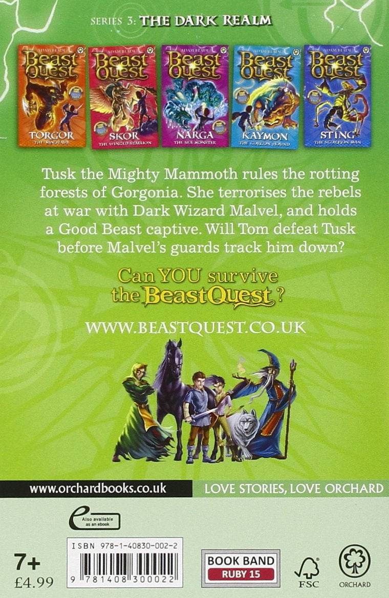 Tusk The Mighty Mammoth Paperback English by Adam Blade - 39488 - Image 2