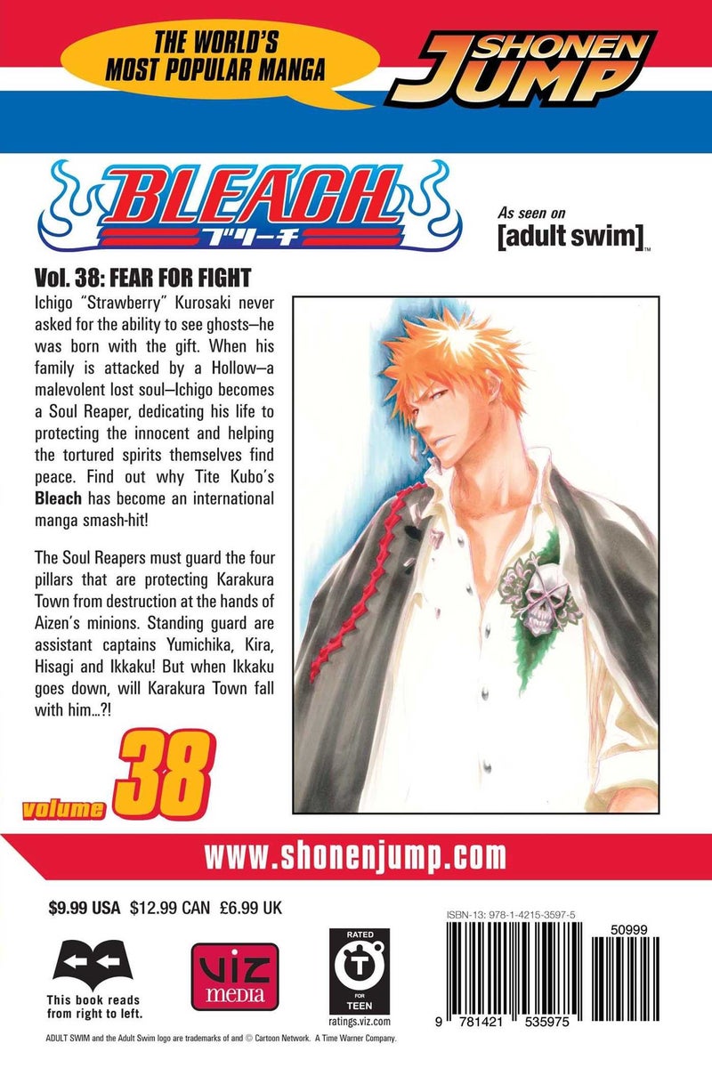 Bleach, Vol. 38: Fear for Fight - Paperback English by Tite Kubo - 40946 - Image 2
