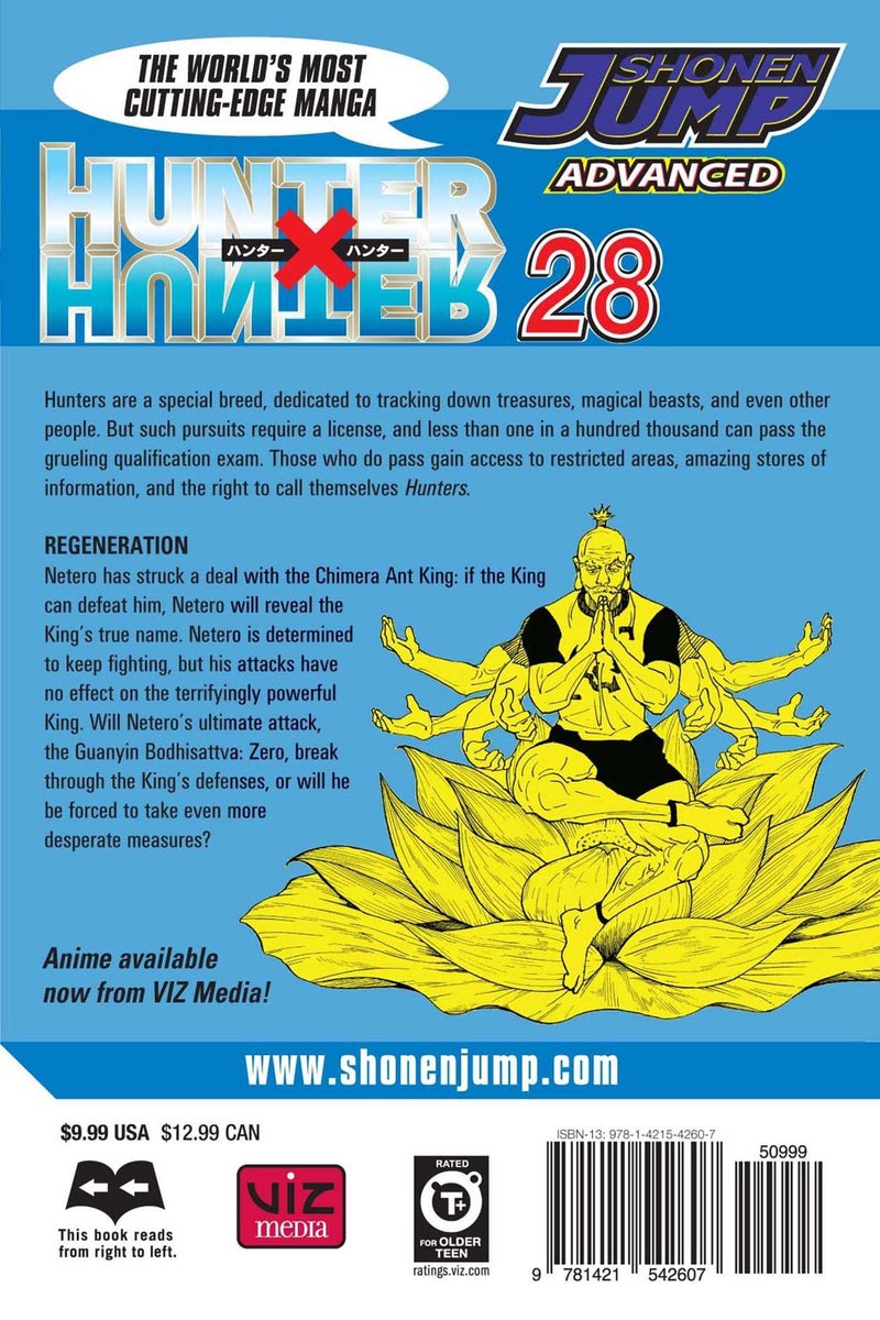 Hunter x Hunter, Vol. 28 printed_book_paperback english - 42617 - Image 2