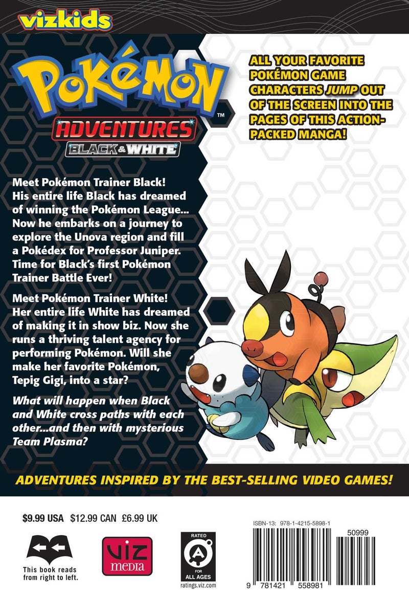 Pokmon Adventures: Black and White, Vol. 1 Paperback English by Hidenori Kusaka - 41457  - Image 2