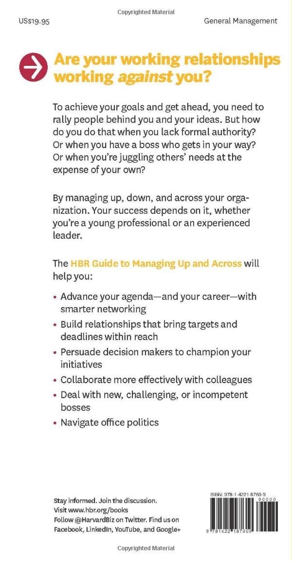 Hbr Guide To Managing Up And Across Paperback English by Harvard Business Review - 41289  - Image 2
