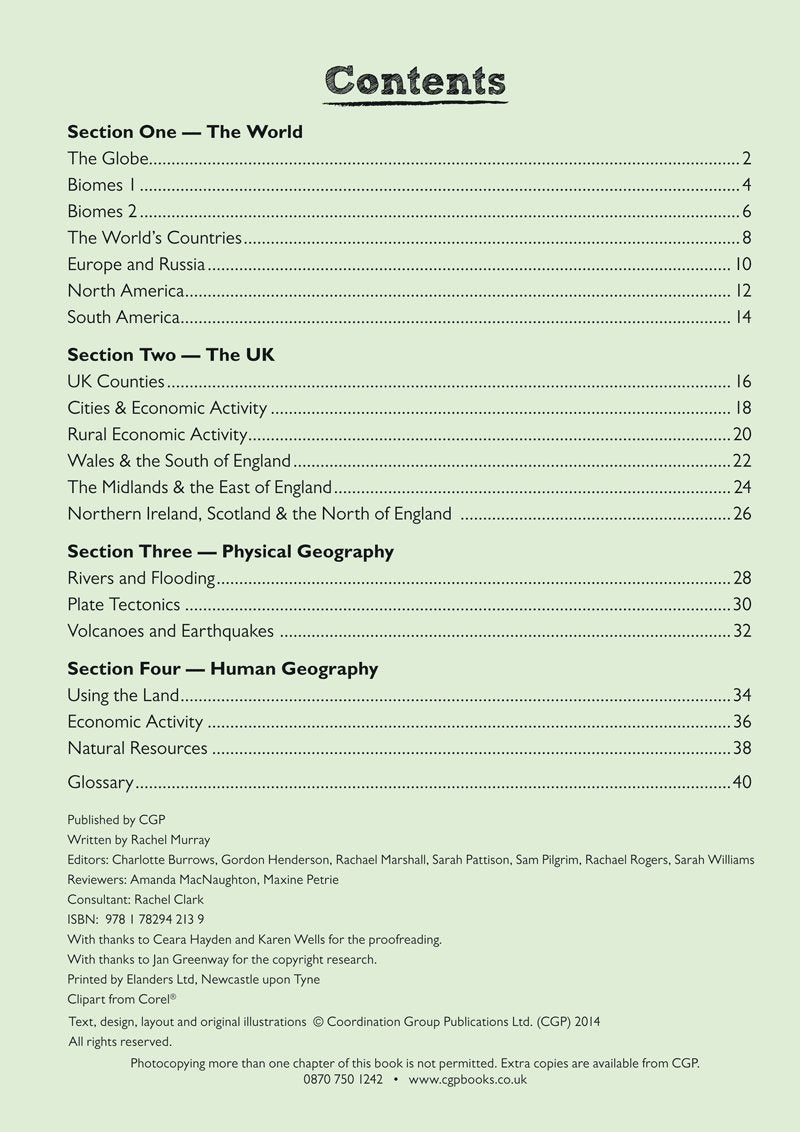 Geography - Study Book Year 5 & 6 - Paperback English by Cgp Books Cgp Books - 41913
