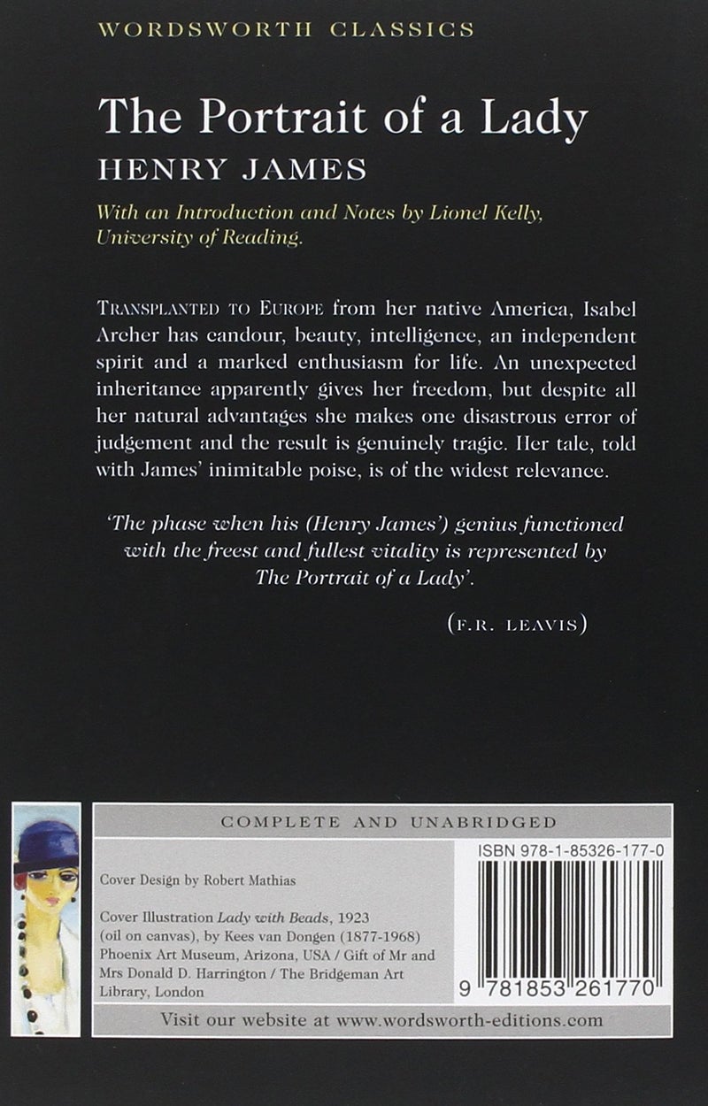 The Portrait Of A Lady Paperback English by Henry James - 39056 - Image 2
