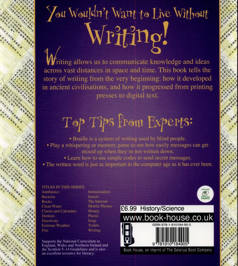 You Wouldn't Want To Live Without Writing! printed_book_paperback english - Image 2