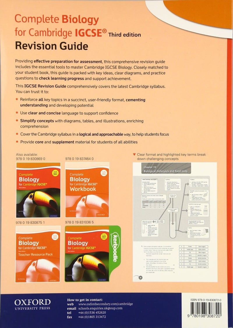 Complete Biology For Cambridge IGCSE Revision Guide Paperback English by Ron Pickering - 42033  - Image 2