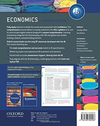null - IB Economics Course Book: Oxford IB Diploma Programme Paperback English by Jocelyn Blink - 41158 - Image 1