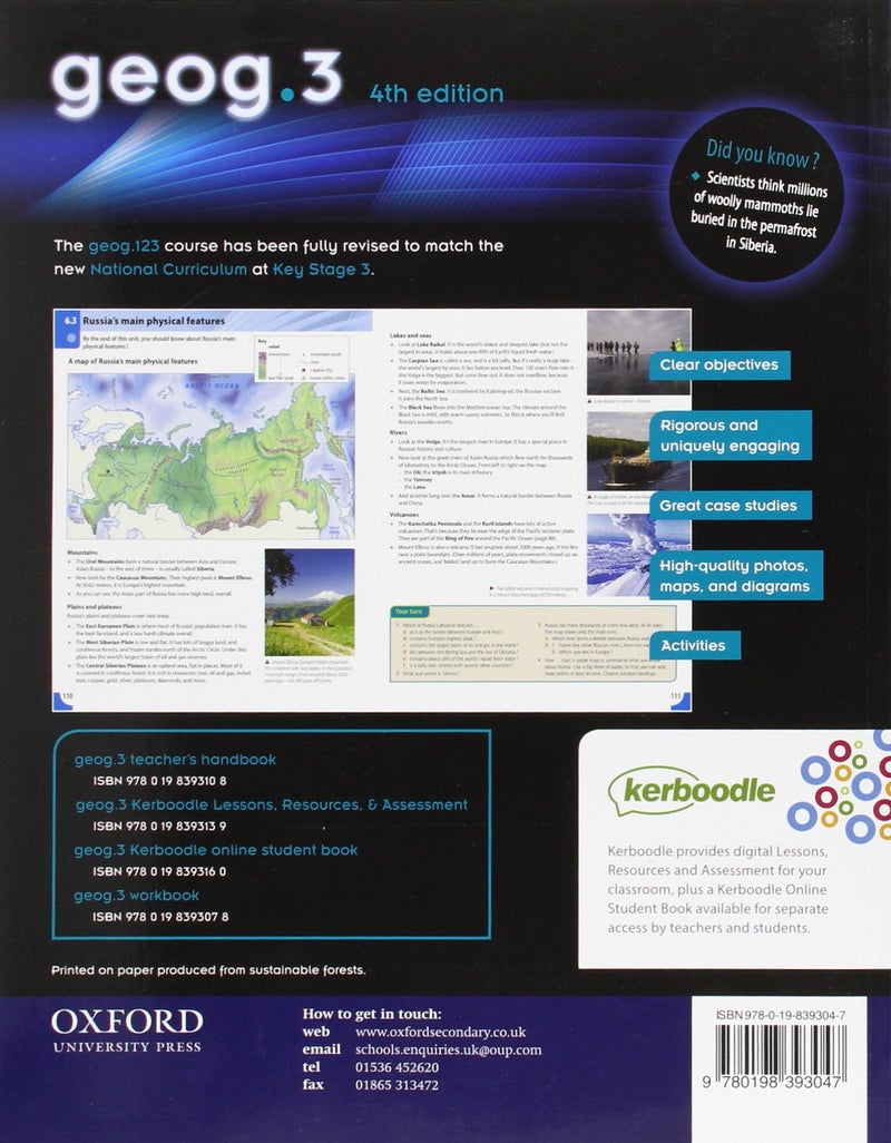Geog. 3 Student Book Paperback English by Rosemarie Gallagher - 42173  - Image 2