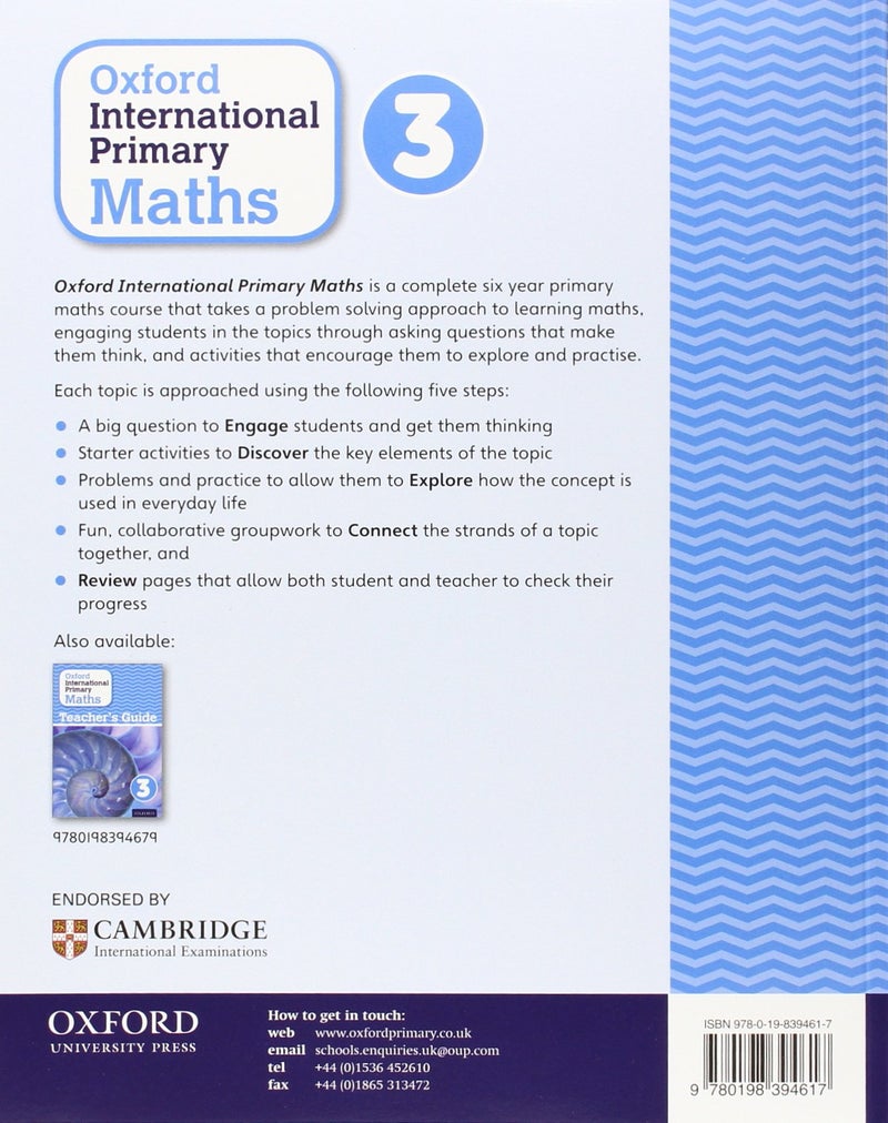 Oxford International Primary Maths: Stage 3: Age 7-8: Student Workbook 3 Paperback English by Caroline Clissold - 41944  - Image 2
