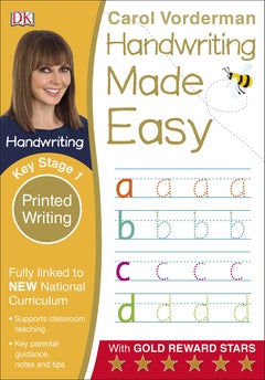 Handwriting Made Easy Printed Writing KS1 Paperback English by Carol Vorderman - 42186 