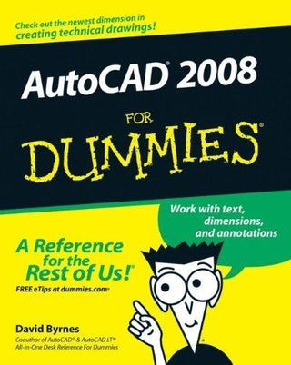 AutoCAD 2008 for Dummies Paperback English by David Byrnes - 39202 - v1500667683/N11180252A_1