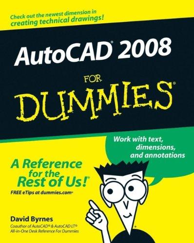 AutoCAD 2008 for Dummies Paperback English by David Byrnes - 39202