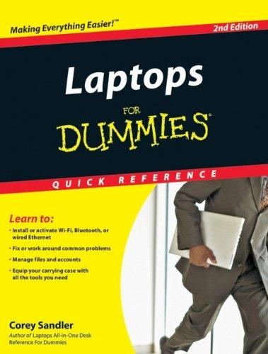Laptops for Dummies Quick Reference printed_book_paperback english - 16/09/2008