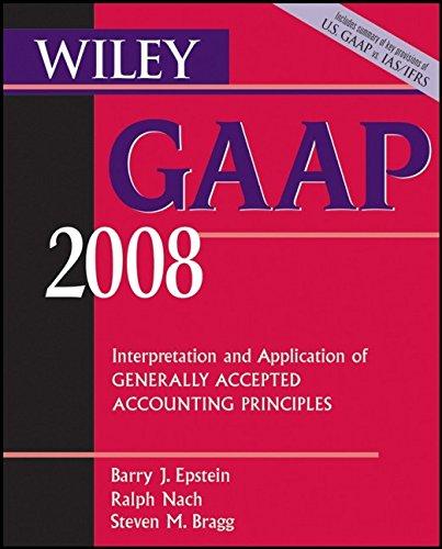 Wiley Gaap 2008 - Paperback English by Barry J. Epstein - 39212 