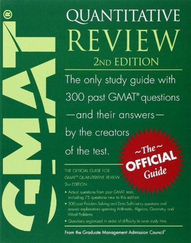 Gmat Quantitative Review Paperback English by Graduate Management Admission Council - 40112 