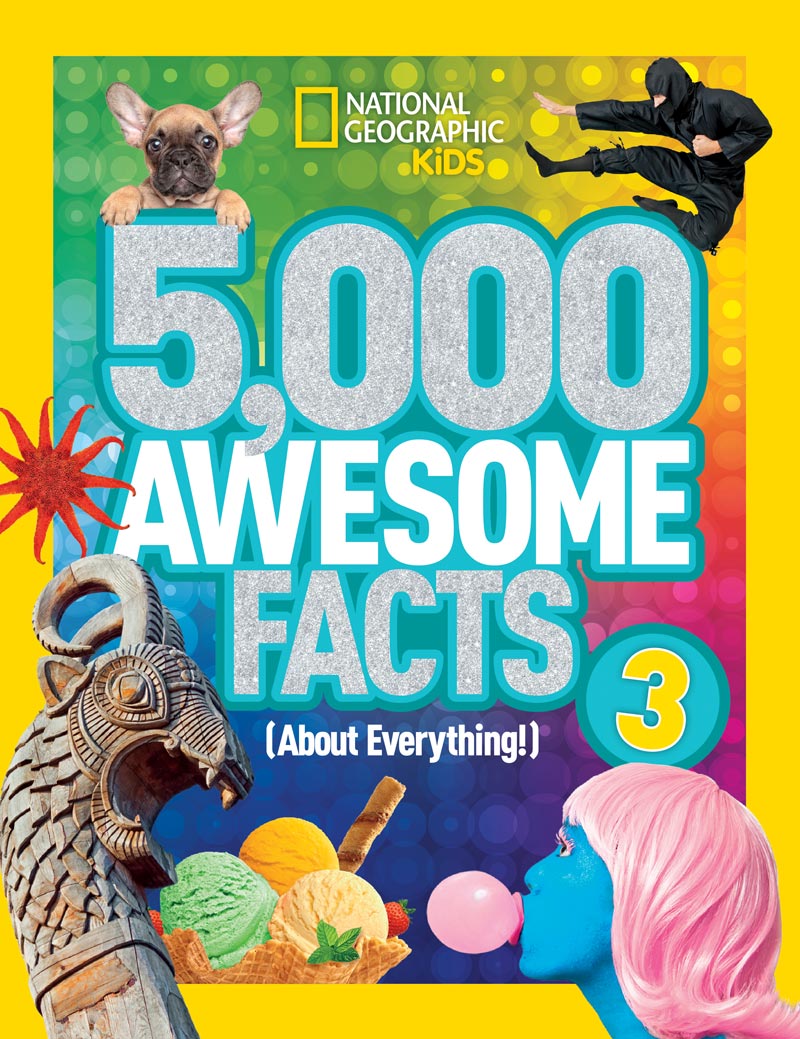 5,000 Awesome Facts 3 Hardcover English by National Geographic Kids - 42591 