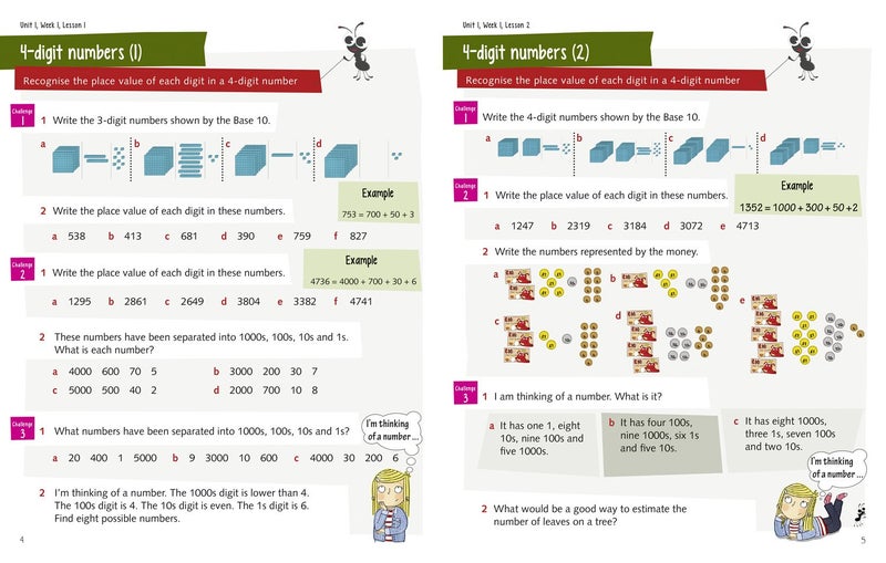 كتاب الطالب 4أ - كتاب رياضيات النمل المشغول - Image 2