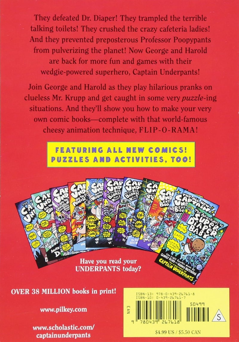 The Captain Underpants Extra-Crunchy Book o' Fun paperback english - 36982  - Image 2